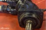 2023 Parker F12-182 hydraulikkmotor med tre monterte hydraulikkslanger og hurtigkoblinger